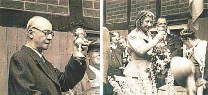 Ein Schluck aus dem Silberpokal der Kronprinzessin durfte nicht fehlen Ein Schluck aus dem Silberpokal der Kronprinzessin durfte nicht fehlen © Samtgemeinde Altes Amt Lemförde